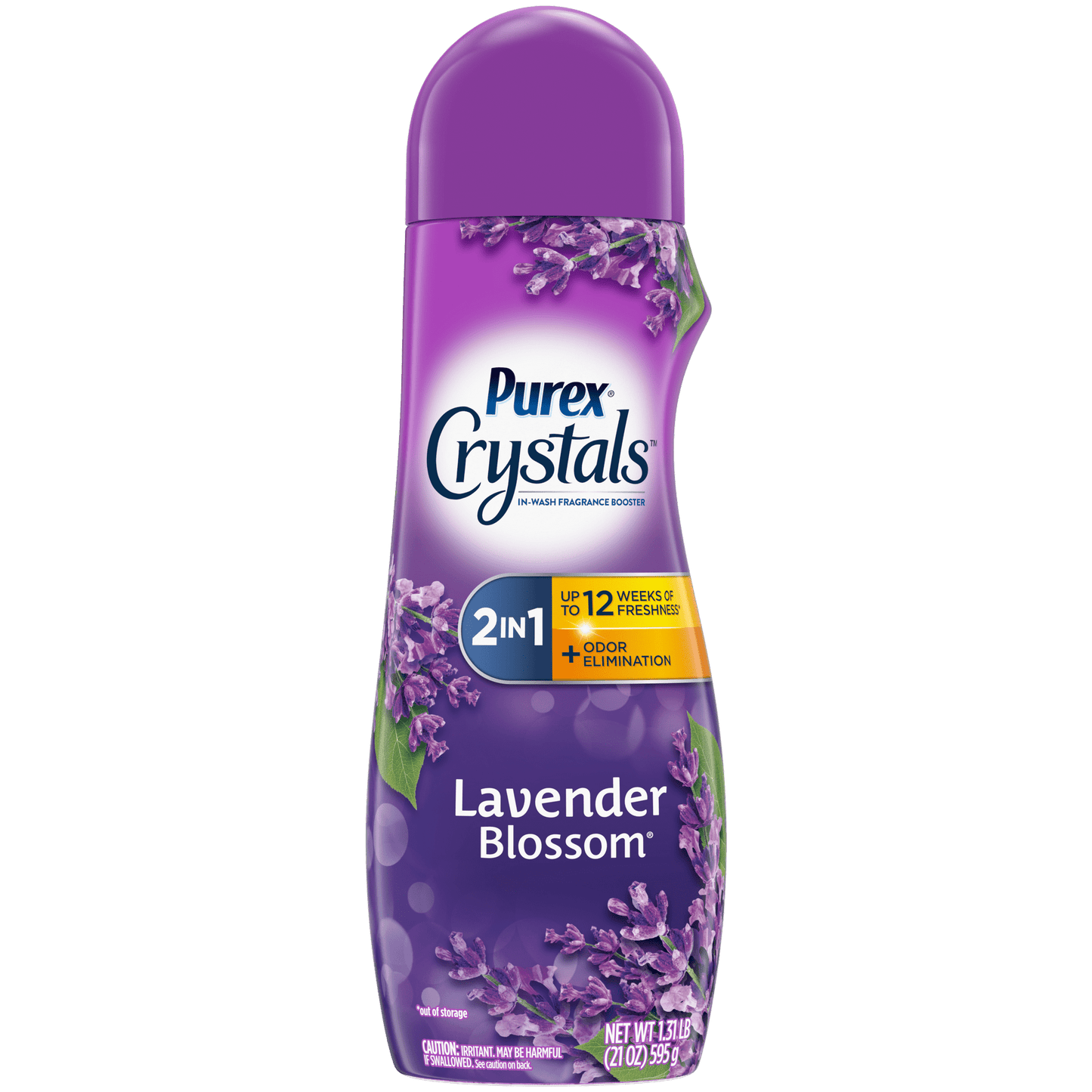Purex Crystals In-Wash Fragrance and Scent Booster, Lavender Blossom, 21 Ounce