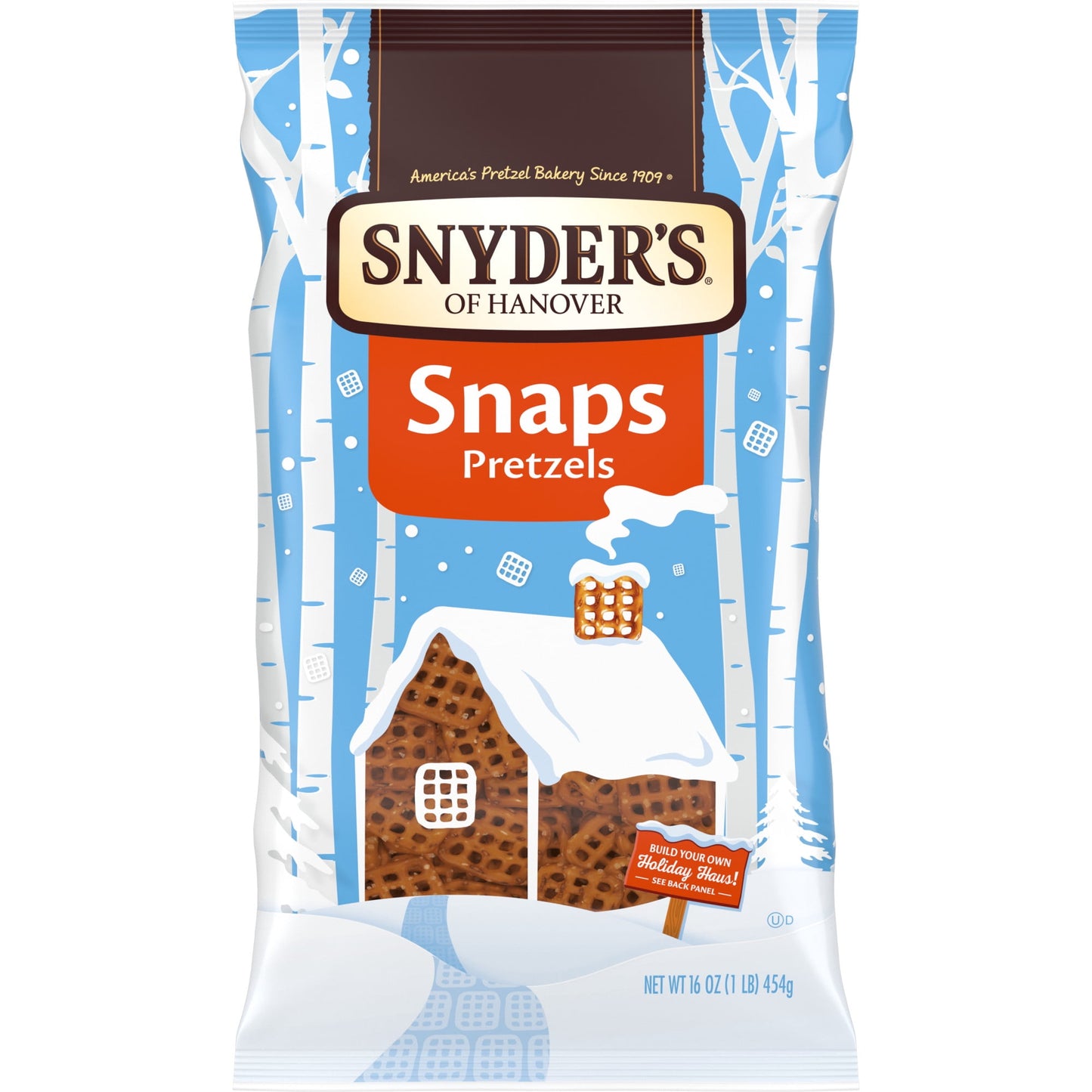Snyder's of Hanover Pretzel Snaps, Family Size, 16 oz Bag