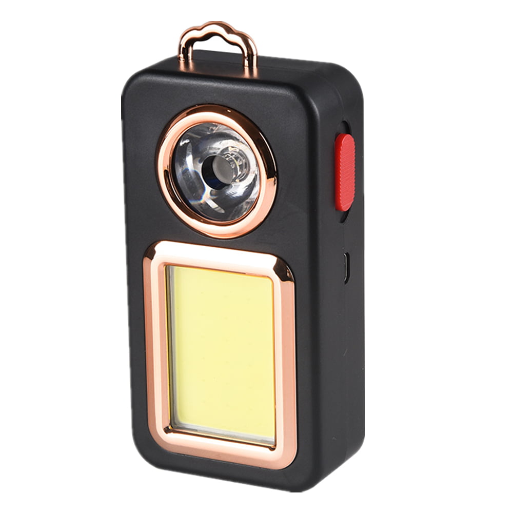 Solar Camping Lantern Rechargeable USB 200 LM Ipx4 Waterproof, 2 Light Modes, Perfect Mini Flashlight for Camping, Hurricane Emergency, Outdoor, Home and Car