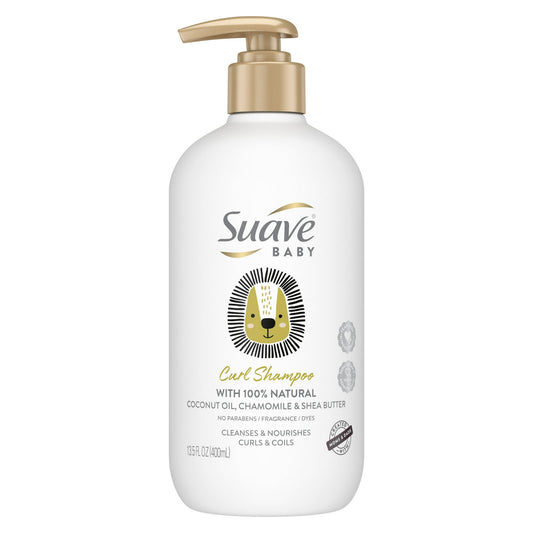 Suave Baby Curl Shampoo Coconut Oil, Chamomile and Shea Butter, 13.5 oz