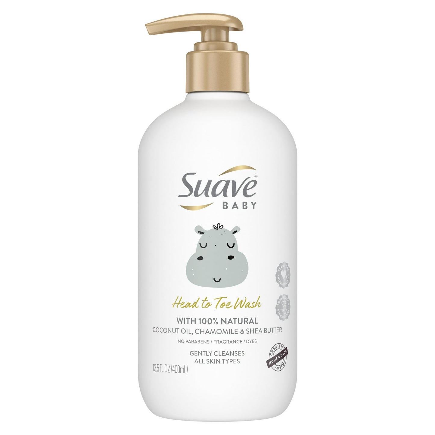 Suave Baby Head to Toe Body Wash Coconut Oil, Chamomile and Shea Butter, 13.5 oz