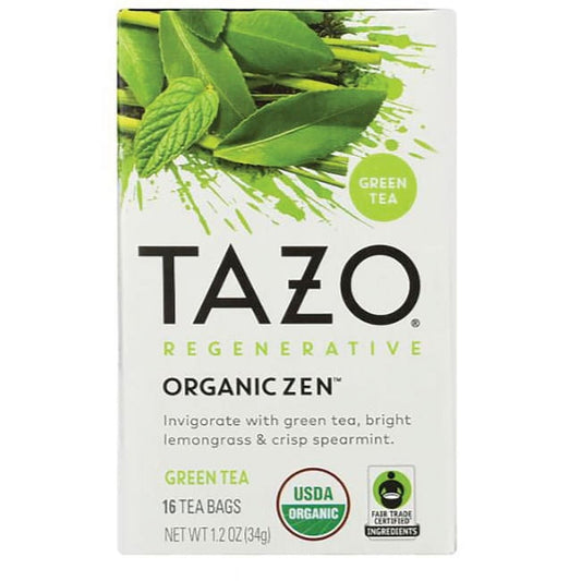 TAZO Tea Bag Regenerative Organic Zen 16 Count Box
