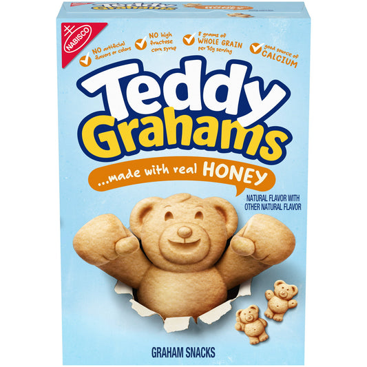 Teddy Grahams Honey Graham Snacks, 10 oz