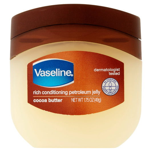 Vaseline Petroleum Jelly Cocoa Butter 1.75 Oz.