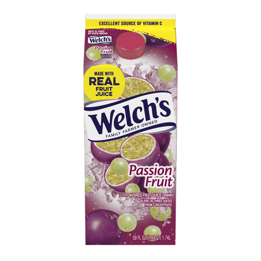 Welch's Passion Fruit Fruit Juice Drink, 59 fl oz carton
