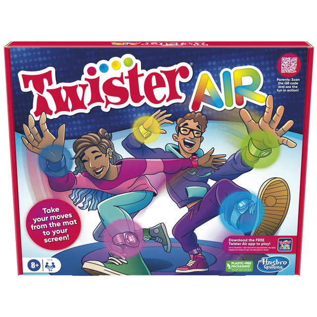 Twister Air Game, AR Twister App Play Game, Links to Smart Devices, Active Games, Ages 8+