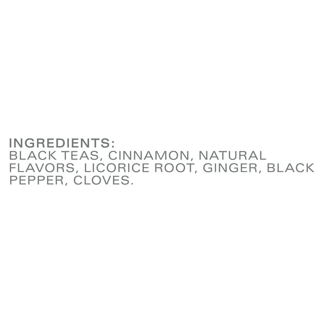 TAZO Black Tea, Vanilla Caramel Chai, Caffeinated, Tea Bags 20 Ct