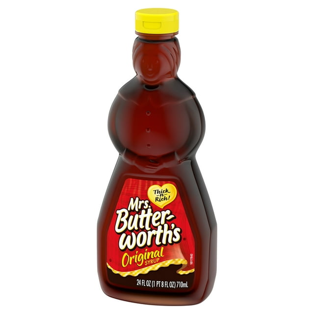 Mrs. Butterworth's Original Thick and Rich Pancake Syrup, 24 FL oz Bottle