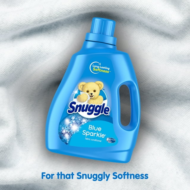 Snuggle Fabric Softener Liquid, Blue Sparkle, 32 Ounce, 40 Loads