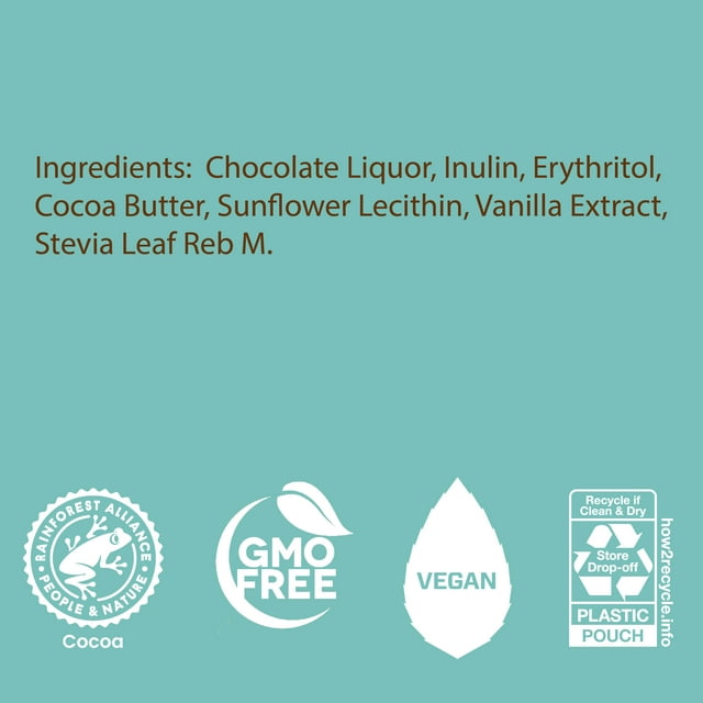 Bake Believe, Keto-Friendly, Dark Chocolate Chips, 9 oz Pouch