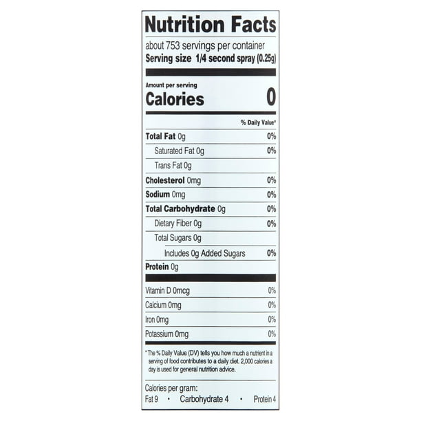 Great Value Butter Cooking Spray, 8 oz