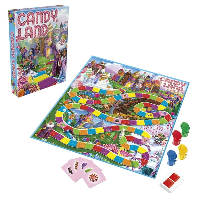 Candy Land Preschool Board Game, No Reading Required For Young Children