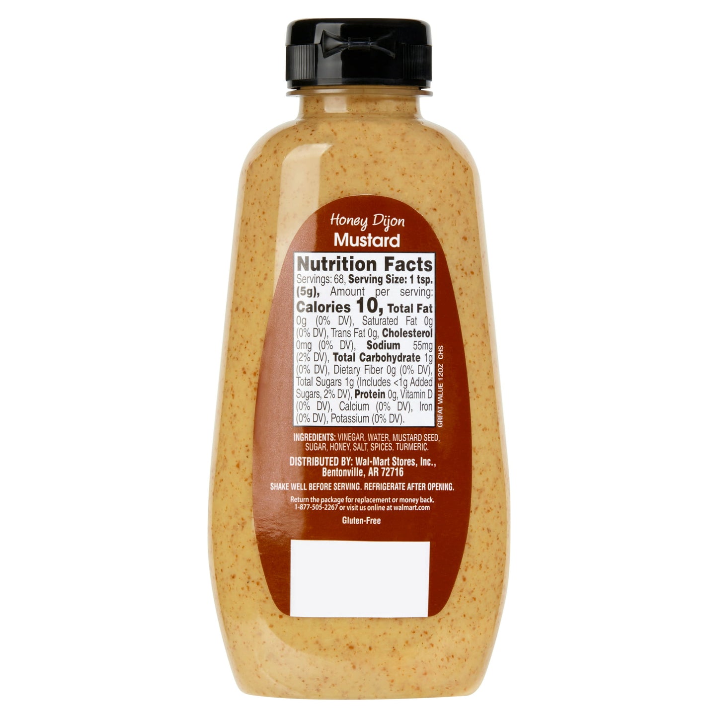 Great Value Honey Dijon Mustard, 12 oz