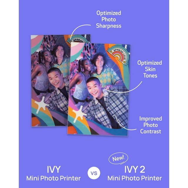 IVY 2 Mini Photo Printer - Pure White