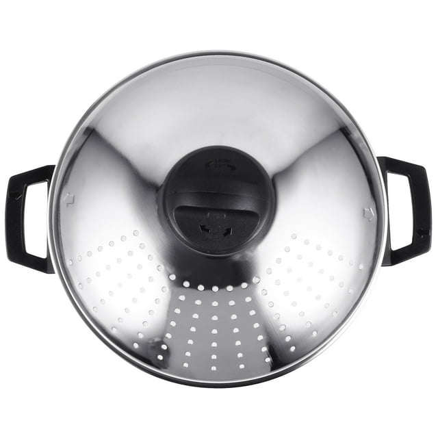 Pot Pastastainless Kitchen Strainer Steel Cooking Lid Ramen Noodles Casserole Pan Boiling Stew Spaghetti Lid Metal