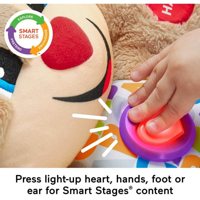 Fisher-Price Laugh and Learn Smart Stages Puppy Musical Plush Toy for Infants and Toddlers