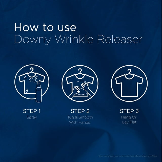 Downy Wrinkle Releaser and Refresher Fabric Spray, Starch Alternative, Fresh Scent, 3 fl oz