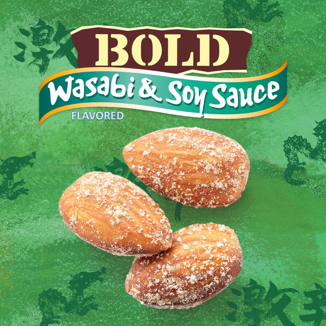 Blue Diamond Bold Wasabi  and Soy Sauce Almonds, 6 oz