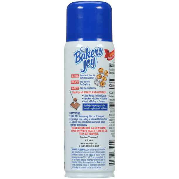 Baker's Joy No-Stick Baking Spray with Flour, 5 Oz