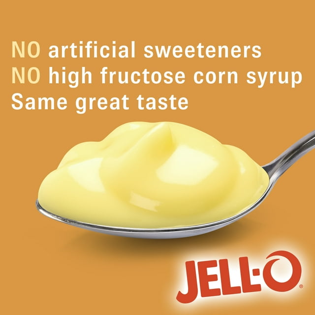 Jell-O French Vanilla Artificially Flavored Instant Pudding  and Pie Filling Mix, 3.4 oz Box
