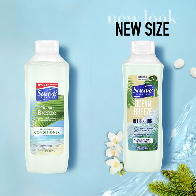 Suave Essentials Ocean Breeze Long Lasting Fragrance Refreshing Conditioner 22.5 oz