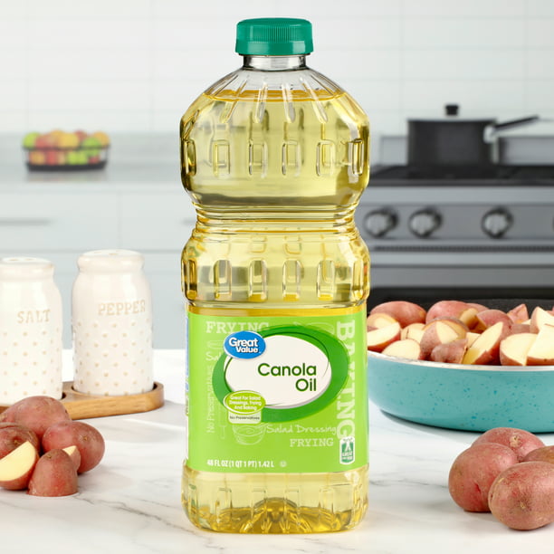 Great Value Canola Oil, 48 fl oz