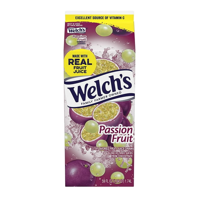 Welch's Passion Fruit Fruit Juice Drink, 59 fl oz carton