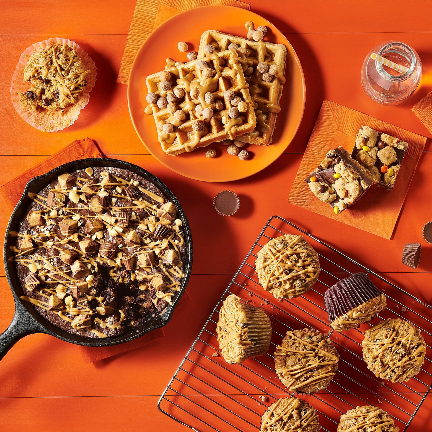 Betty Crocker REESE'S Peanut Butter Premium Brownie Mix, 16 oz.