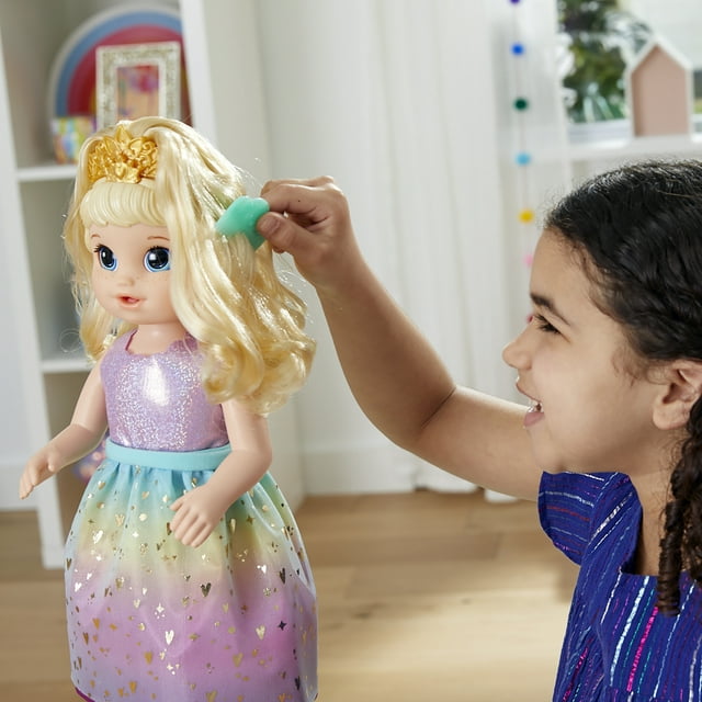 Baby Alive: Princess Ellie Grows Up! 15-Inch Doll Blonde Hair, Blue Eyes Kids Toy for Boys and Girls