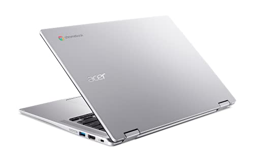 Acer Chromebook Spin 314 Convertible Laptop | Intel Pentium Silver N6000 | 14' HD Corning Gorilla Glass Touch Display | 4GB LPDDR4X | 128GB eMMC | Intel Wi-Fi 6 AX201 | Chrome OS | CP314-1H-P9G7