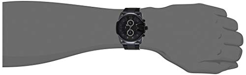 Diesel Men's 49mm Master Chief Quartz Stainless Steel Chronograph Watch, Color: Black (Model: DZ4180)