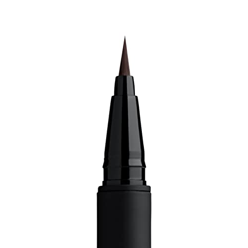 LORAC PRO Liquid Eyeliner, Espresso Brown | Precision Brush Tip | Water Resistant | Long Lasting | Smudge Resistant