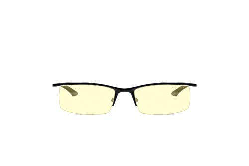 GUNNAR - Premium Gaming and Computer Glasses - Blocks 65% Blue Light - Emissary, Onyx, Amber Tint