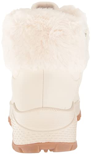 Skechers Women's Sneaker Fashion Boot, Natural, 8