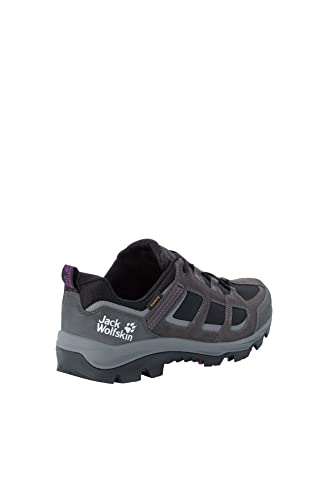Jack Wolfskin Women's Vojo 3 Texapore Low W Hiking Boot, Dark Steel/Purple, 7.5