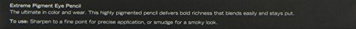 YOUNGBLOOD Extreme Pigment Eye Pencil, 0.04 Oz - Color Blackest Black