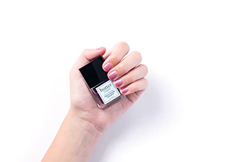 butter LONDON Victoria Plum Jelly Preserve Strengthening Treatment, Purple, Nourishes Dry and Brittle Nails, Strengthens Weak Nails, Vitamin E and Tea Tree Oil, Gluten, Vegan and Cruelty Free