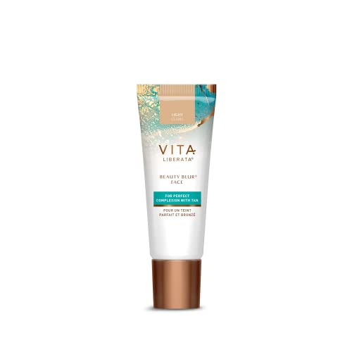 Vita Liberata Beauty Blur Face With Tan, CC Cream, Flawless Complexion, Radiant Glow, Evens Skin Tone, Full Coverage Foundation, Hydrating and Customizable 1.01 fl oz NEW PACKAGING