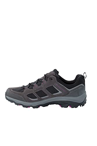 Jack Wolfskin Women's Vojo 3 Texapore Low W Hiking Boot, Dark Steel/Purple, 7.5