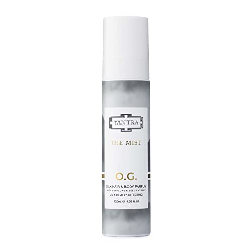 Yantra Beauty The Mist Silk Hair and Body Perfume - Hydrating Thermal Protector Fragrance - Texturizing, Conditioning Spray for Enhancing Volume, Bounce, and Shine - Light, Long Lasting 4.06 oz