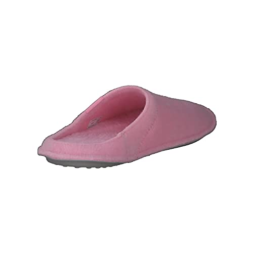 Crocs Unisex Men's and Women's Classic Fuzzy Slipper, Ballerina Pink/Ballerina Pink, 5 US