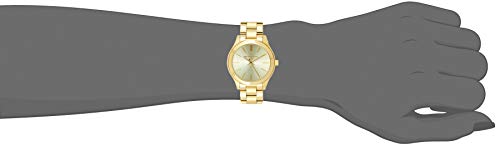 Michael Kors Women's Mini Slim Runway Gold-Tone Watch MK3512