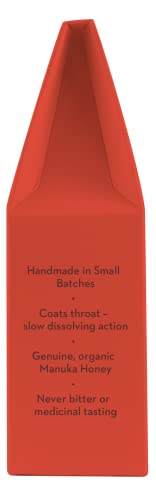 Wedderspoon Organic Manuka Honey Drops, Ginger and Echinacea, 20 Count (Pack of 1) | Genuine New Zealand Honey | Perfect Remedy For Dry Throats