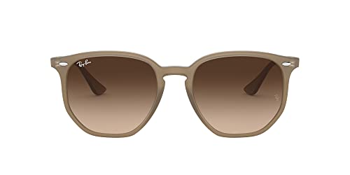 Ray-Ban RB4306 Sunglasses + Vision Group Accessories Bundle (Opal Beige/Brown Gradient (616613)