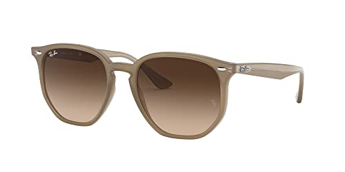 Ray-Ban RB4306 Sunglasses + Vision Group Accessories Bundle (Opal Beige/Brown Gradient (616613)
