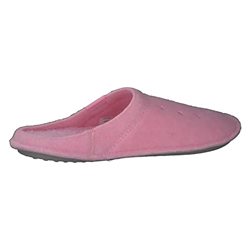 Crocs Unisex Men's and Women's Classic Fuzzy Slipper, Ballerina Pink/Ballerina Pink, 5 US
