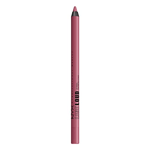 NYX PROFESSIONAL MAKEUP Line Loud Lip Liner, Longwear and Pigmented Lip Pencil with Jojoba Oil and Vitamin E - Trophy Life (Mauve Pink)