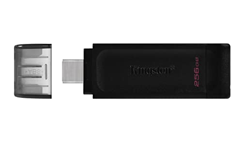 Kingston DataTraveler 70 256GB USB-C Flash Drive | USB 3.2 Gen 1 | DT70/256GB