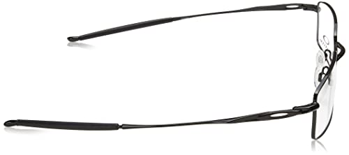 Oakley Men's Ox3136 Top Spinner 4b Rectangular Prescription Eyewear Frames, Polished Black/Demo Lens, 53 mm