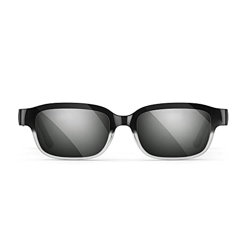 Echo Frames (2nd Gen) | Smart audio glasses with Alexa | Quartz Gray with black sunglass lenses